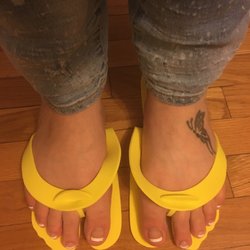 VIP Nails - Had the 'herb deluxe spa pedicure' with french tip polish ($5 extra)