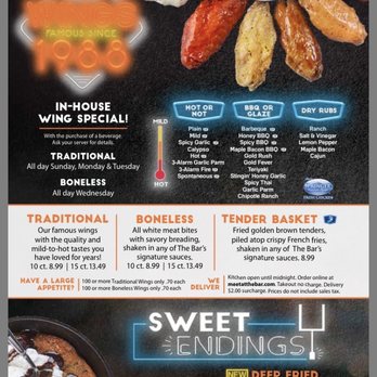 The Bar - Oshkosh - Menu - Sports Bars Near Me - Oshkosh, Wisconsin The Bar - Oshkosh - Menu - Sports Bars Near Me - Oshkosh, Wisconsin