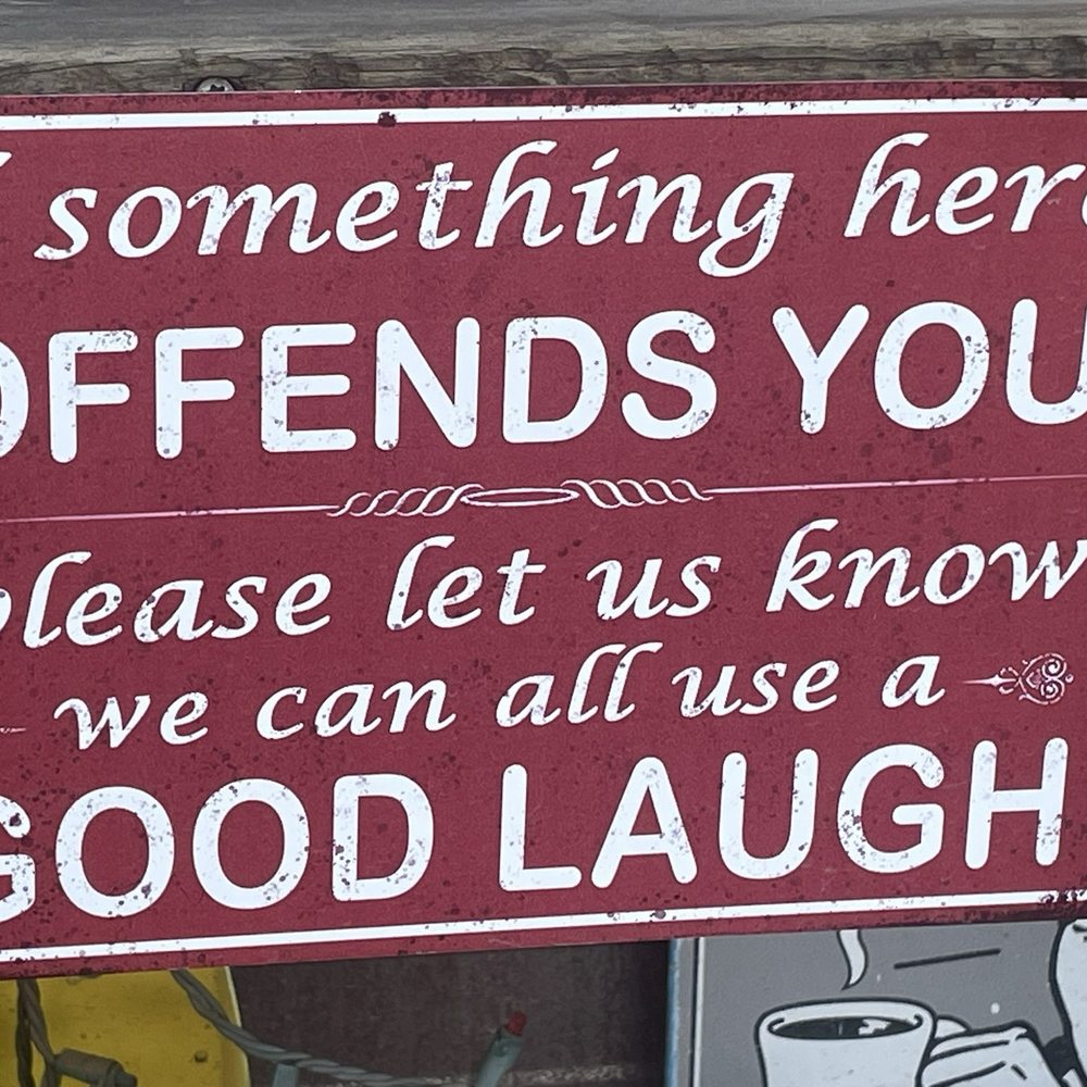 Funny sign about service complaints Funny sign about service complaints