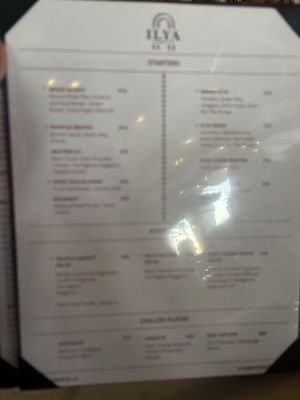 Menu photo 2 Ilya Restaurant San Clemente, CA Menu photo 2 Ilya Restaurant San Clemente, CA