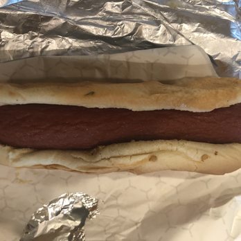 Hoagies & Hops - Nathan's all beef hot dog with whole grain mustard - Delis Near Me - Indianapolis, Indiana