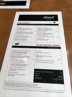 Menu photo 2 Blackswift Bistro Improvement District No. 9, AB Menu photo 2 Blackswift Bistro Improvement District No. 9, AB