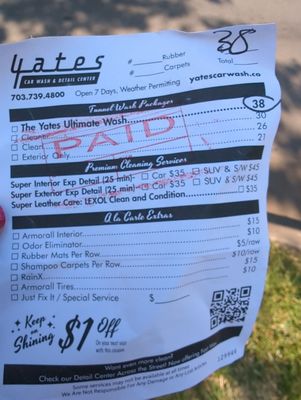 Yates Carwash & Detail Center