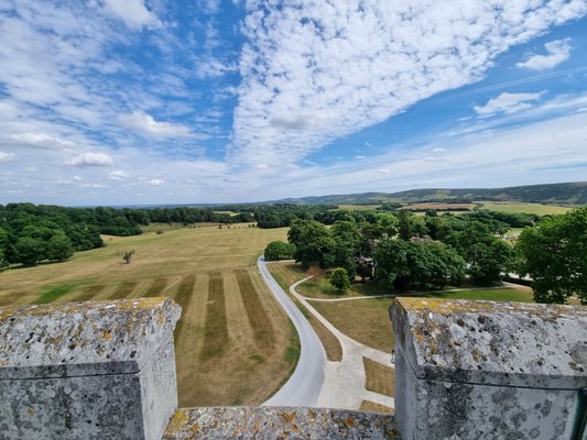 Lulworth Castle by null