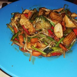 Horizon Restaurant - Teriyaki Chicke and veggies