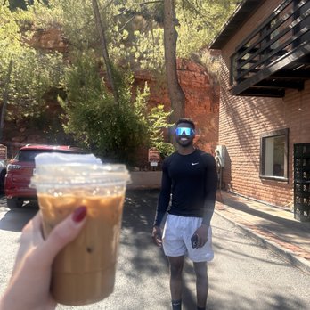 FreeForm Coffee Roasters - White chocolate raspberry almond milk iced latte! - Coffee Roasteries Near Me - Sedona, Arizona FreeForm Coffee Roasters - White chocolate raspberry almond milk iced latte! - Coffee Roasteries Near Me - Sedona, Arizona