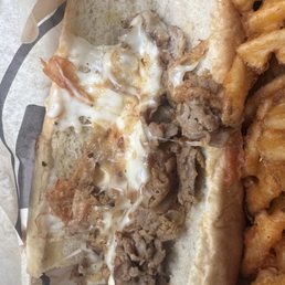 Classic Philly was very bad. Meat taste freezer burned. Hair was in fries.