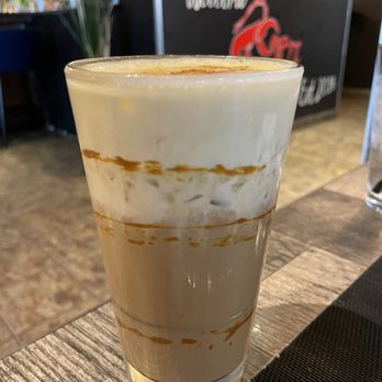 Capri Seafood - Crème brûlée latte - Seafood Near Me - Providence, Rhode Island