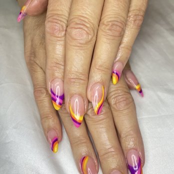Sandfly Nails & Spa - This is my custom dip and design by KD.....I AM LOVING MY NAILS!! - Nail Salons Near Me - Savannah, Georgia Sandfly Nails & Spa - This is my custom dip and design by KD.....I AM LOVING MY NAILS!! - Nail Salons Near Me - Savannah, Georgia
