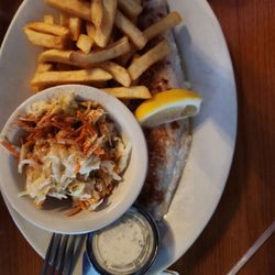 Pastas on the Green - Broiled fish dinner