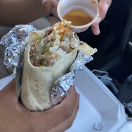 Beef Burrito lunch Beef Burrito lunch