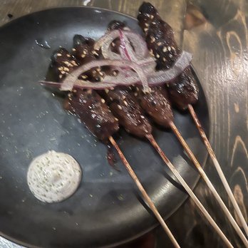 Dija Mara - Lamb Skewers. Dry, too salty, quite underwhelming. - Indonesian Near Me - Oceanside, California Dija Mara - Lamb Skewers. Dry, too salty, quite underwhelming. - Indonesian Near Me - Oceanside, California