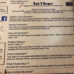 The Outback Restaurant & Pub - Menu
