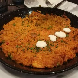 Paella without any seafood :( Paella without any seafood :(