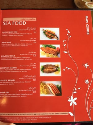 Menu photo 5 North Restaurant- Shomal Thornhill, ON