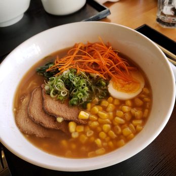 Miyako Ramen Spot - Shoyu ramen with corn - Ramen Near Me - Englewood, Colorado
