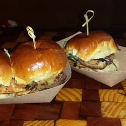 District Streatcar - Pork sliders and hamburger slider