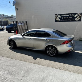 Lion Window Tinting - 35% all four windows and back, 20% moonroof - Car Window Tinting Near Me - San Mateo, California Lion Window Tinting - 35% all four windows and back, 20% moonroof - Car Window Tinting Near Me - San Mateo, California