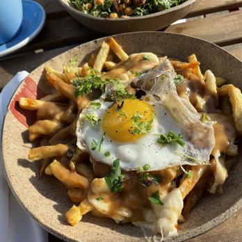Ellie's - Poutine with fried eggs - Breakfast & Brunch Near Me - Providence, Rhode Island