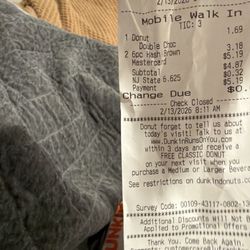 Dunkin' - Order details