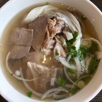 Blue Lotus Vietnamese Cuisine - Well Done Beef, Brisket, Tendon Tripe Noodle Soup - Vietnamese Near Me - Carson, California Blue Lotus Vietnamese Cuisine - Well Done Beef, Brisket, Tendon Tripe Noodle Soup - Vietnamese Near Me - Carson, California