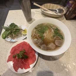 #15.Rare Steak & Meatballs Noodle Soup #15.Rare Steak & Meatballs Noodle Soup