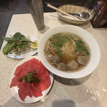PB Pho & Grill - #15.Rare Steak & Meatballs Noodle Soup - Vietnamese Near Me - San Diego, California PB Pho & Grill - #15.Rare Steak & Meatballs Noodle Soup - Vietnamese Near Me - San Diego, California