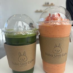 Matcha yuzu and smoothie Matcha yuzu and smoothie