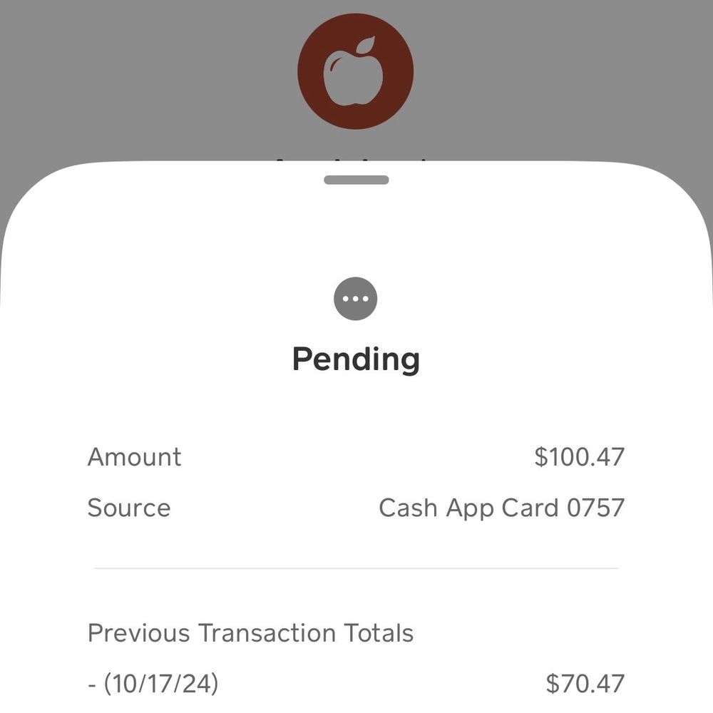 Applebee's Grill + Bar - My cashapp which shows what my card was initially charged and the totally after an employee changed the tip amount - American Near Me - Forestville, Maryland