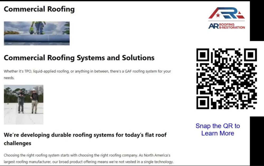 Slide of AR Roofing Restoration