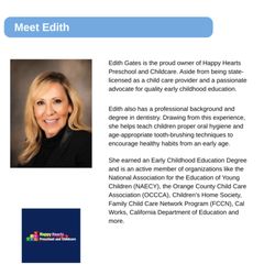 Happy Hearts Preschool & Child Care - Meet Edith