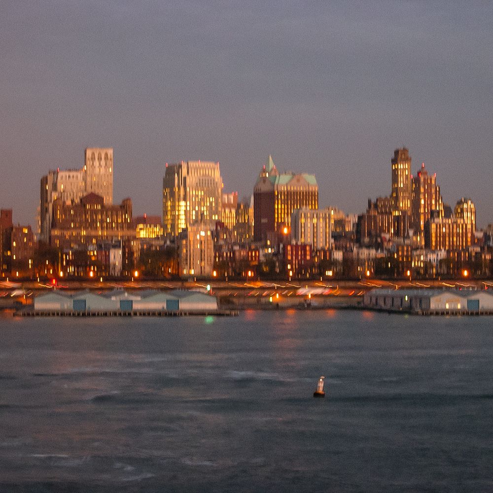 Elevated Acre - Sunset view of Brooklyn from the office garden. - Venues & Event Spaces Near Me - New York, New York