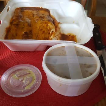 Las Mananitas - Beef enchiladas and charro beans to go - Tex-Mex Near Me - Katy, Texas