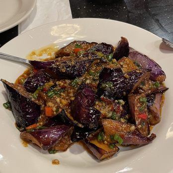 Tasty Zone - 79. Eggplant with Spicy Garlic Sauce is to die for, and accidentally vegan! - Szechuan Near Me - Santa Ana, California Tasty Zone - 79. Eggplant with Spicy Garlic Sauce is to die for, and accidentally vegan! - Szechuan Near Me - Santa Ana, California