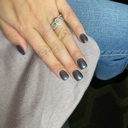 Acrylic nails with gel polish!