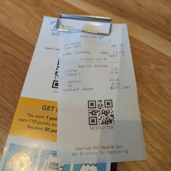 Broken Yolk Cafe - Kinda steep for one persons breakie - Breakfast & Brunch Near Me - McKinney, Texas