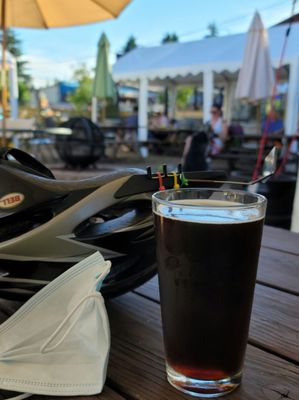 Photo of 192 Brewing Company, The Lake Trail Taproom - Kenmore, WA, US. Dark but refreshing Black Raven Coco Jones Porter.