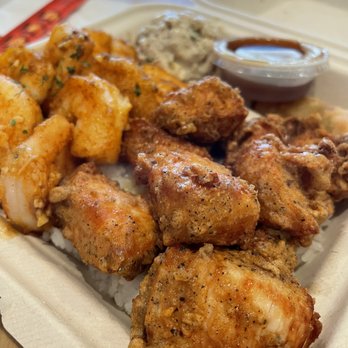 Aloha Chicken And Shrimp - Original platter - Hawaiian Near Me - Richardson, Texas Aloha Chicken And Shrimp - Original platter - Hawaiian Near Me - Richardson, Texas