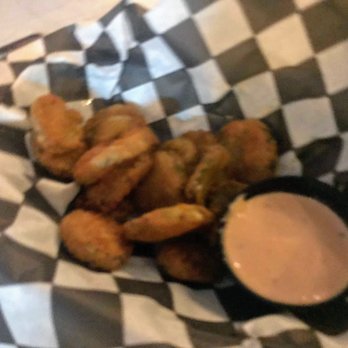 Dead Bob's - Fries pickles and aioli sauce - American Near Me - St. Petersburg, Florida Dead Bob's - Fries pickles and aioli sauce - American Near Me - St. Petersburg, Florida