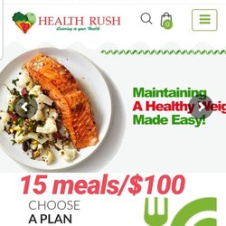 HealthRush - Visit our website for this weeks menu