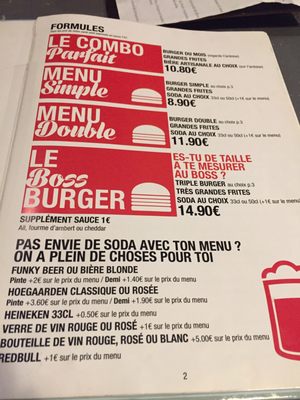 Menu photo 1 Funky Burger Bordeaux, 33