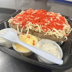 Big Potato Company-Foley - Flamin Hot Cheetos chicken and cheese potato