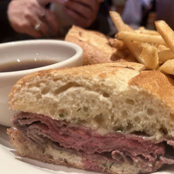 Marketplace Cafe at Nordstrom - January 2025 French dip with fries - Cafes Near Me - San Diego, California