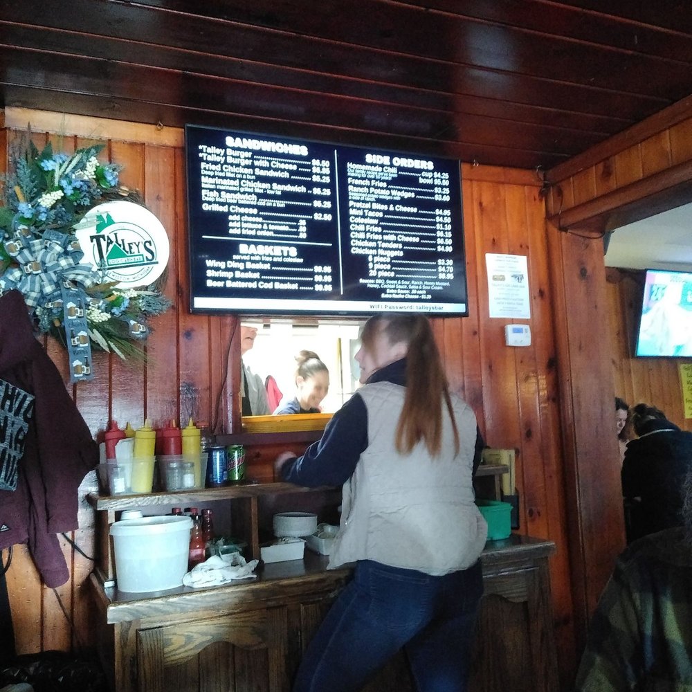Talley's Log Cabin - Magical food window. - Dive Bars Near Me - Lewiston, Michigan Talley's Log Cabin - Magical food window. - Dive Bars Near Me - Lewiston, Michigan