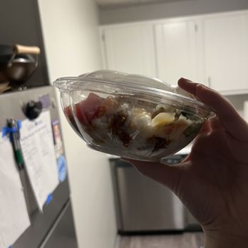 Joy Bowl - a person holding a container of food - Poke Near Me - Springfield, Massachusetts