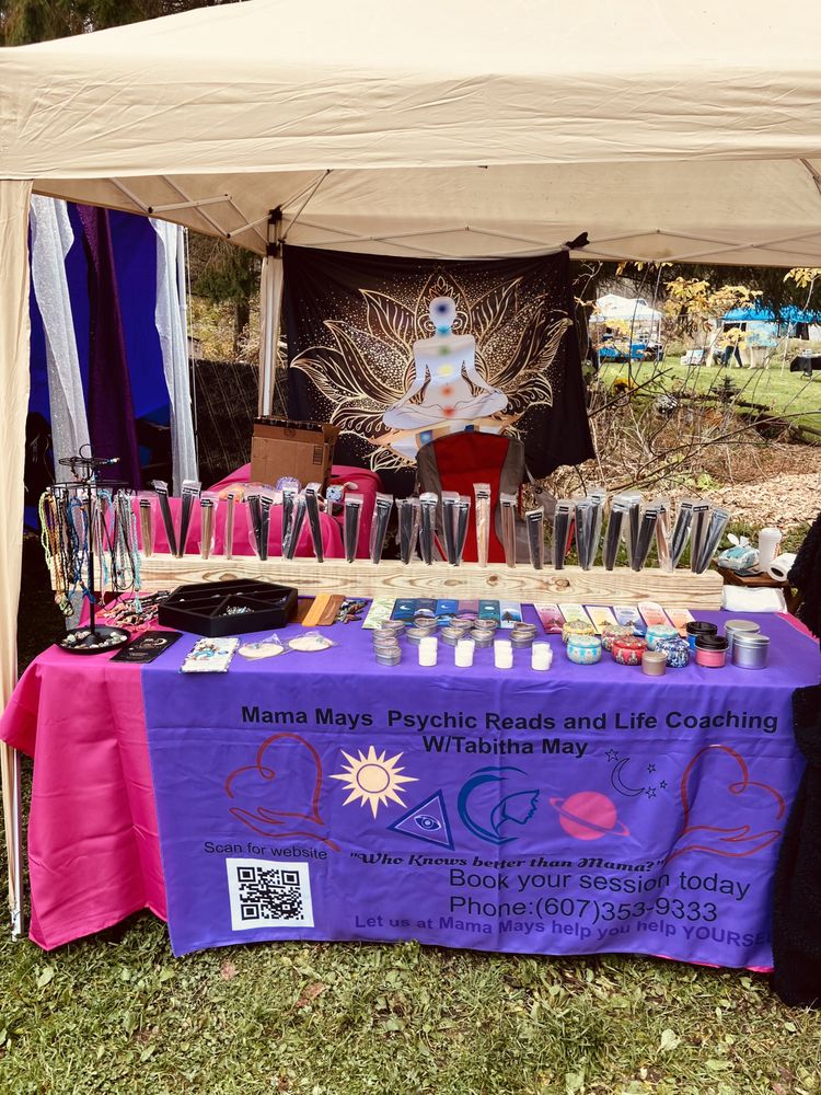 Social spots from Mama May's Psychic Reads and Life Coaching