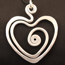 Heartwood Gifts - Funky hand made aluminium pendants