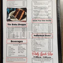The Barn - Menu