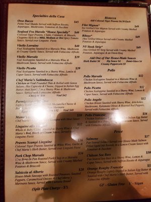 Menu photo 3 The Bootlegger Italian Bistro Las Vegas, NV
