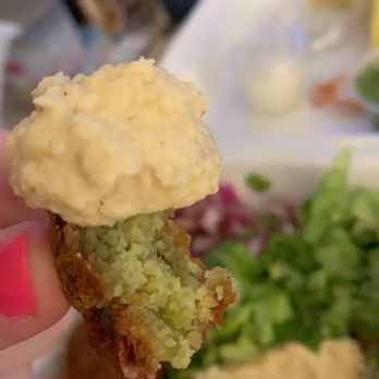 Sufi Kabob - Falafel and Side of Hummus - Middle Eastern Near Me - Corpus Christi, Texas
